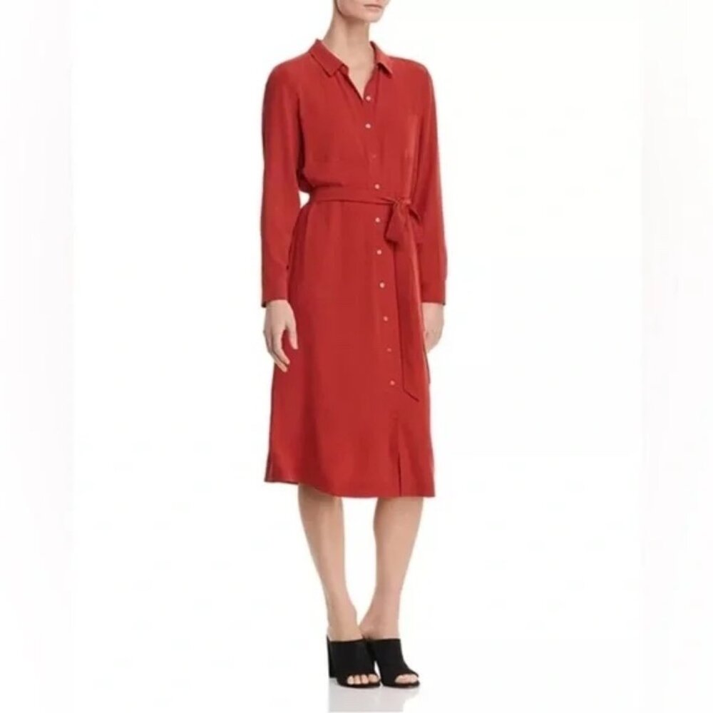 Eileen Fisher Shirt Dress Silk
